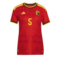 Belgicko Maxim De Cuyper #5 Domáci Ženy futbalový dres MS 2026 Krátky Rukáv